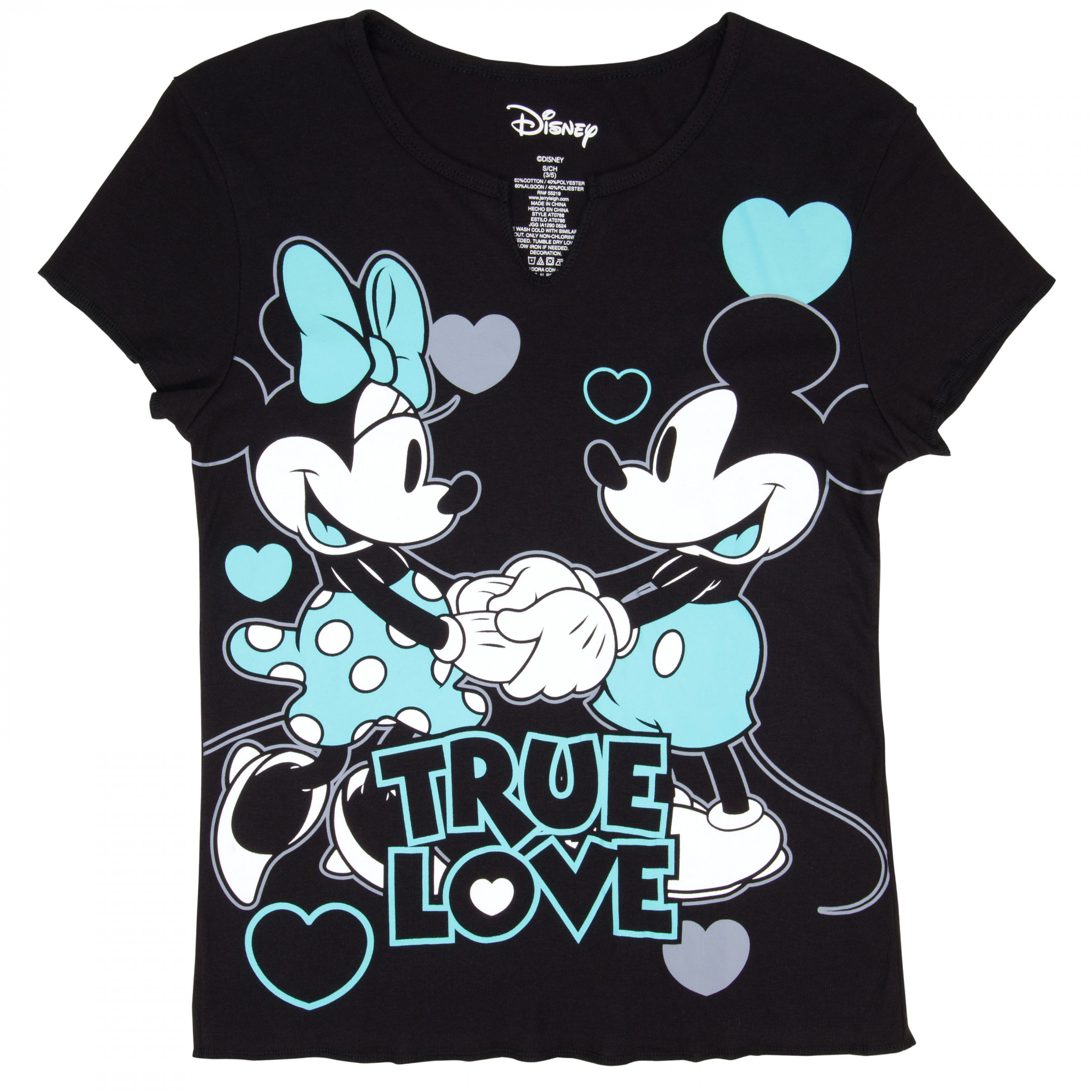 Mickey and Minnie Mouse True Love Women's Nightshirt